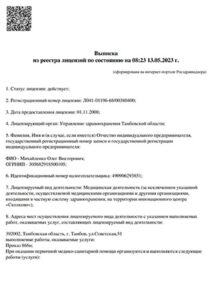 Лицензии